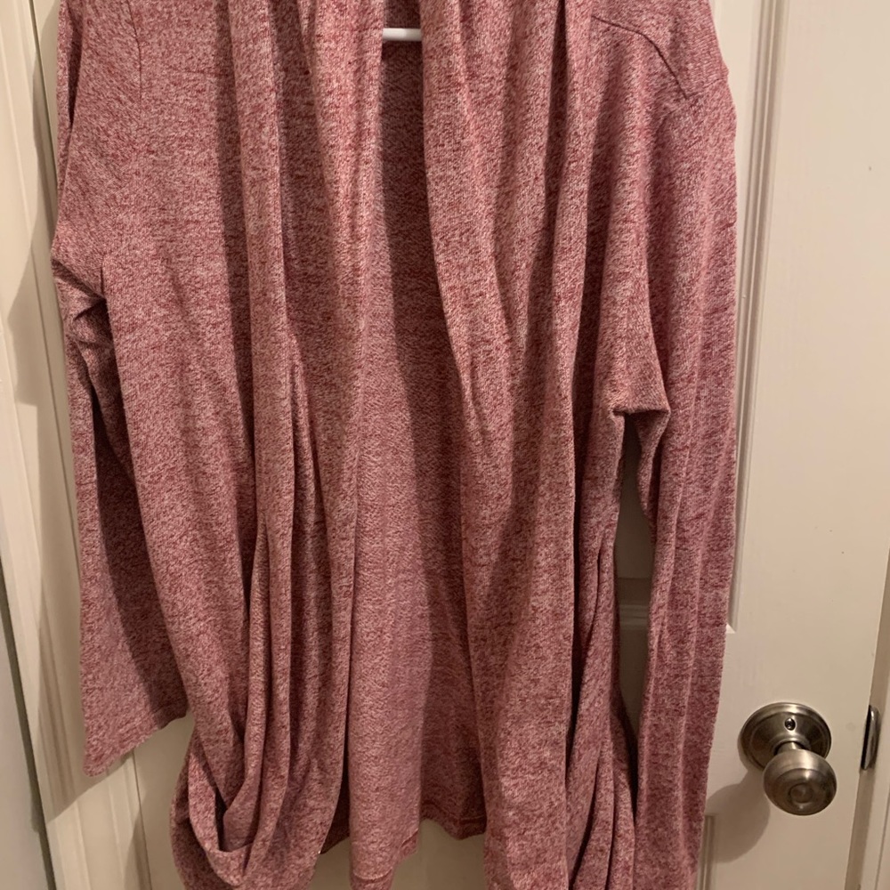 Soft Red Ugg Cozy Cardigan